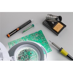 KIT FERRO SOLDAR + DESSOLDADOR + SUPORTE + SOLDA
