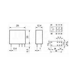 RELE 230VAC 16A 1 INV FINDER