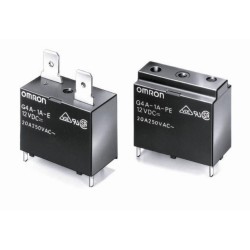 RELE 12V DC C.IMPRESSSO 2 TERMINAIS FASTON 20A NA