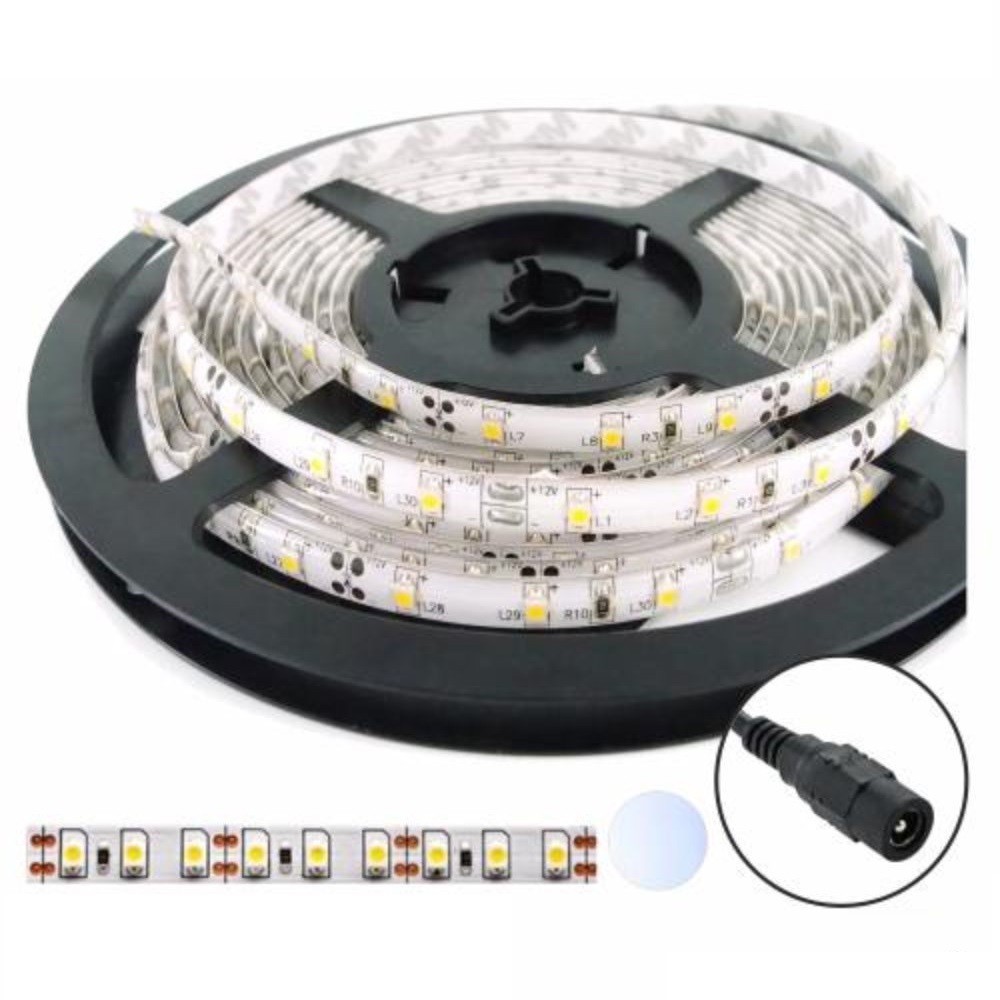 FITA LEDS 14.4W/MT 60LED/MT 12VDC BRANCO FRIO IP65 FITA LEDS 14.4W/MT 60LED/MT 12VDC BRANCO FRIO IP65