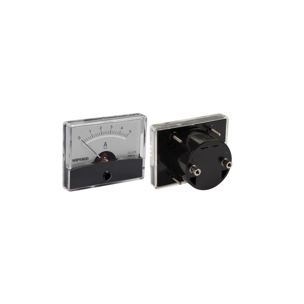 AMPERIMETRO 60x70mm 5A DC