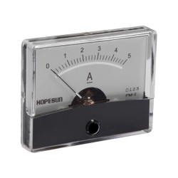 AMPERIMETRO 60x70mm 5A DC