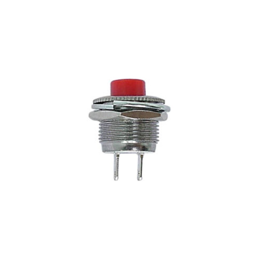 PULSADOR MINIATURA VERMELHO OFF-(ON)