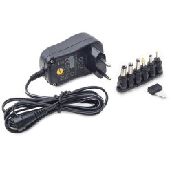 ALIMENTADOR COMUTADO 00-240AC/3-4.5-5-6-7.5-9-12VDC 12W USB
