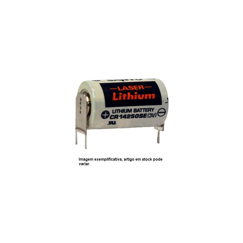 BATERIA LITIO CR14250SE-FT1 3V COM TERMINAIS BATERIA LITIO CR14250SE-FT1 3V COM TERMINAIS