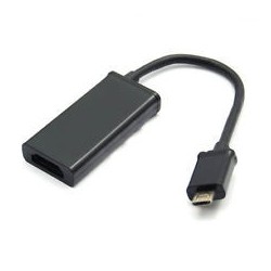 ADAPTADOR MICRO USB-B MACHO PARA HDMI FEMEA