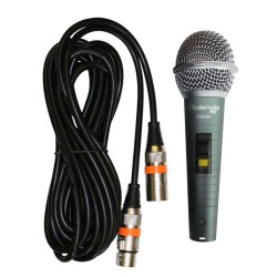 MICROFONE DINAMICO BALANCEADO C/CABO XLR/XLR