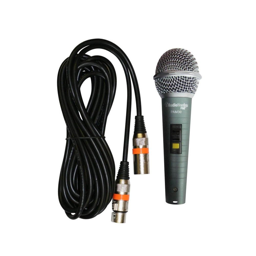 MICROFONE DINAMICO BALANCEADO C/CABO XLR/XLR