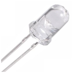LED SUPER BRILHO 5mm BRANCO