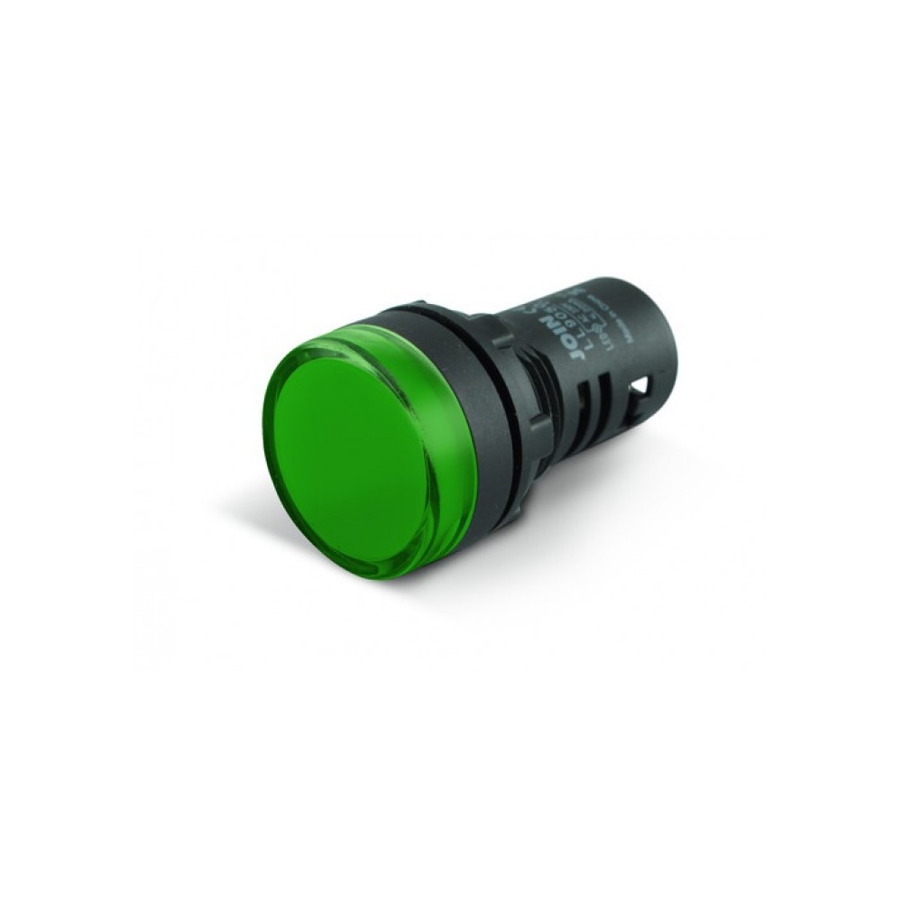PILOTO REDONDO VERDE 230V 29mm