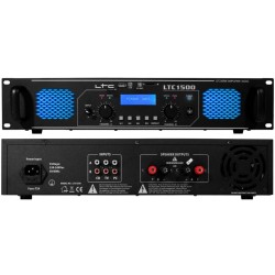AMPLIFICADOR AUDIO 2X750W C/LEDS/EQ/USB/SD