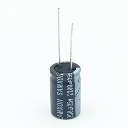 CONDENSADOR ELETROLITICO 2200uF 25V 105º