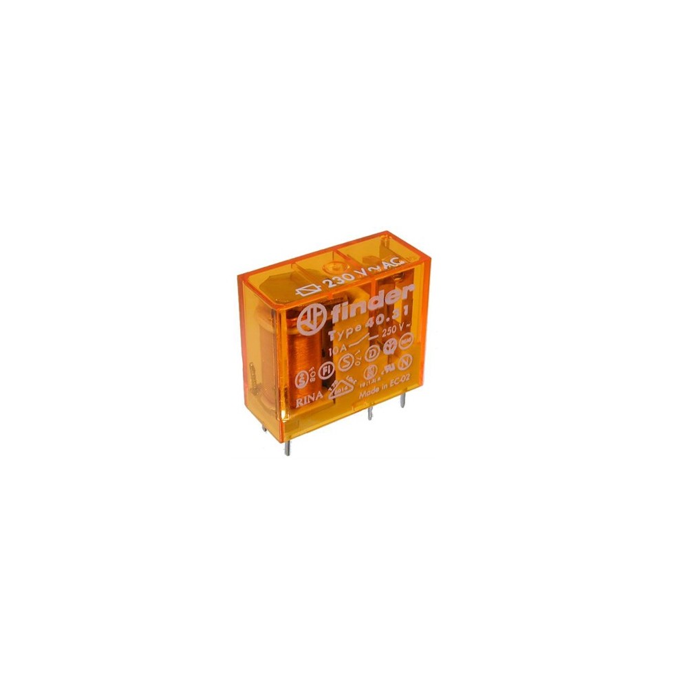 RELE FINDER 24VAC 1C 10A R:3,5mm CIRCUITO IMPRESSO