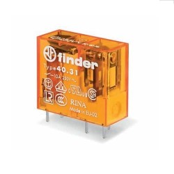 RELE FINDER 24VAC 1C 10A R:3,5mm CIRCUITO IMPRESSO