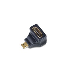 ADAPTADOR MICRO HDMI MACHO / HDMI FEMEA 90º