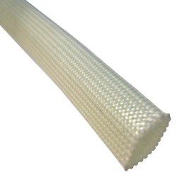 TUBO FIBRA VIDRO C/ BORRACHA SILICONE -10 A 200ºC 4mm