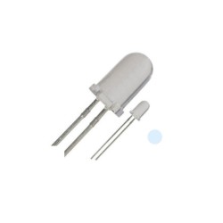 LED SUPER BRILHO 3mm BRANCO FRIO