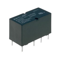 RELE MINI 12V 2TRF 2A 250VAC SLD