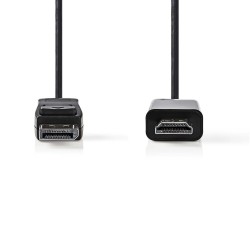 EXTENSAO DISPLAYPORT MACHO / HDMI MACHO 1.8MTS