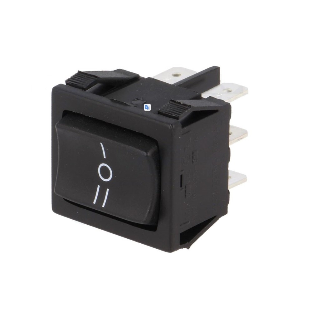 INTERRUPTOR COMUTADOR 3POSICOES 6T. ON-OFF-ON 10A/250VAC