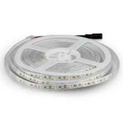 FITA LED SMD 120LED 12V 7.2W BRANCO FRIO IP65 (METRO)