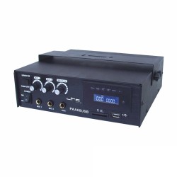 LTC PAA60USB AMPLIFICADOR 3 CANAIS PA 100V 60W USB/SD