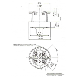 Motor para Aspirador 1300W, UNIVERSAL