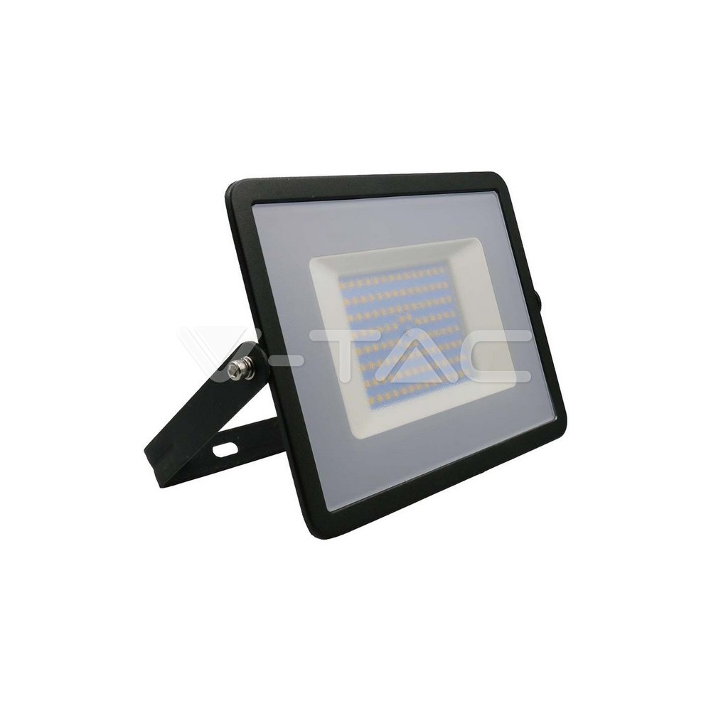 PROJECTOR SLIM SMD 100W 100-240V IP65 6500K PRETO