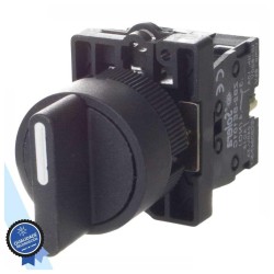 COMUTADOR ROTATIVO 3 POSICOES 2NO 22mm
