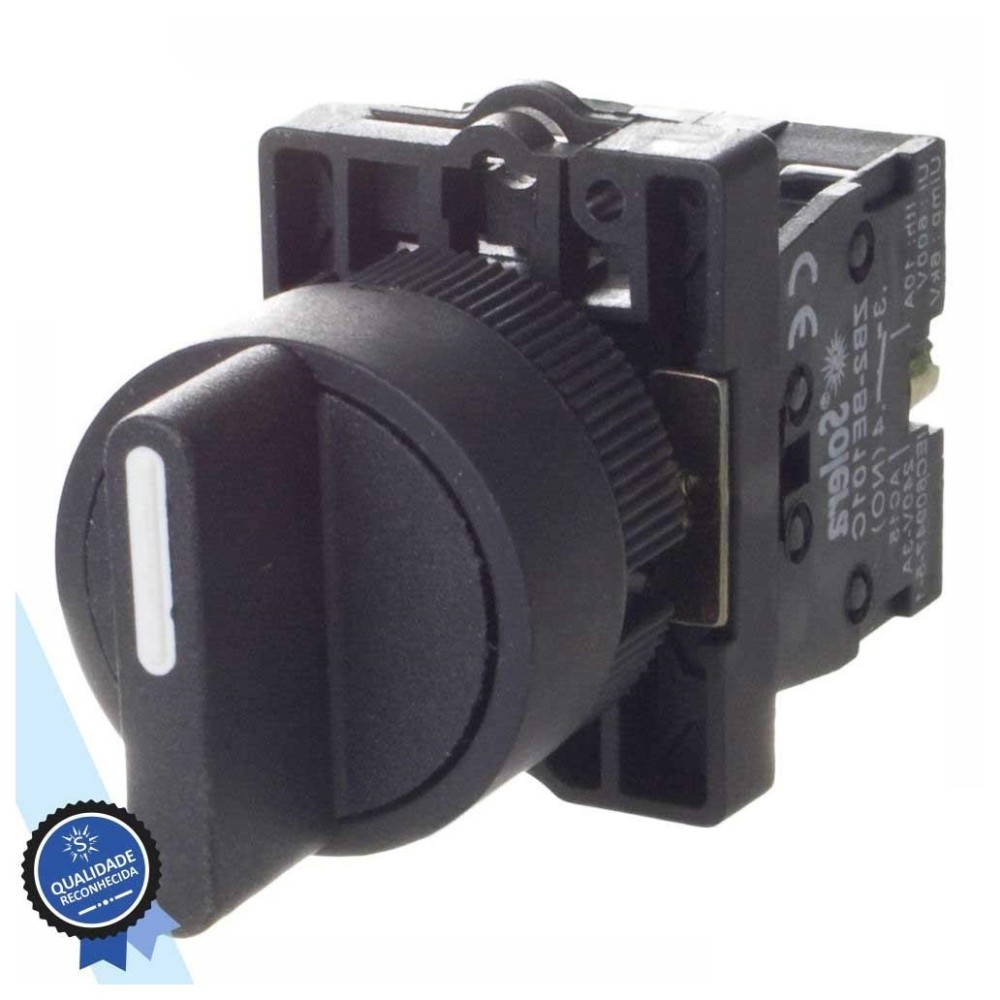 COMUTADOR ROTATIVO 3 POSICOES 2NO 22mm