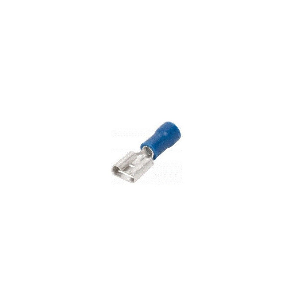 TERMINAL FASTON FEMEA 2.5/6.3mm AZUL