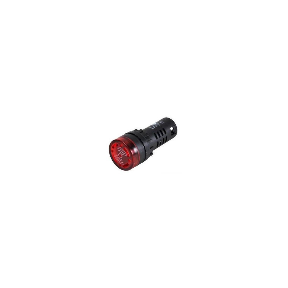 PILOTO REDONDO PAINEL 29mm 24VDC COM BESOURO VERMELHO