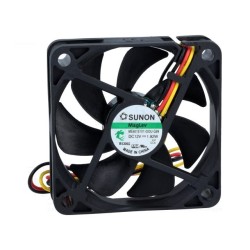 VENTILADOR 12VDC 60x60x15mm 3 FIOS