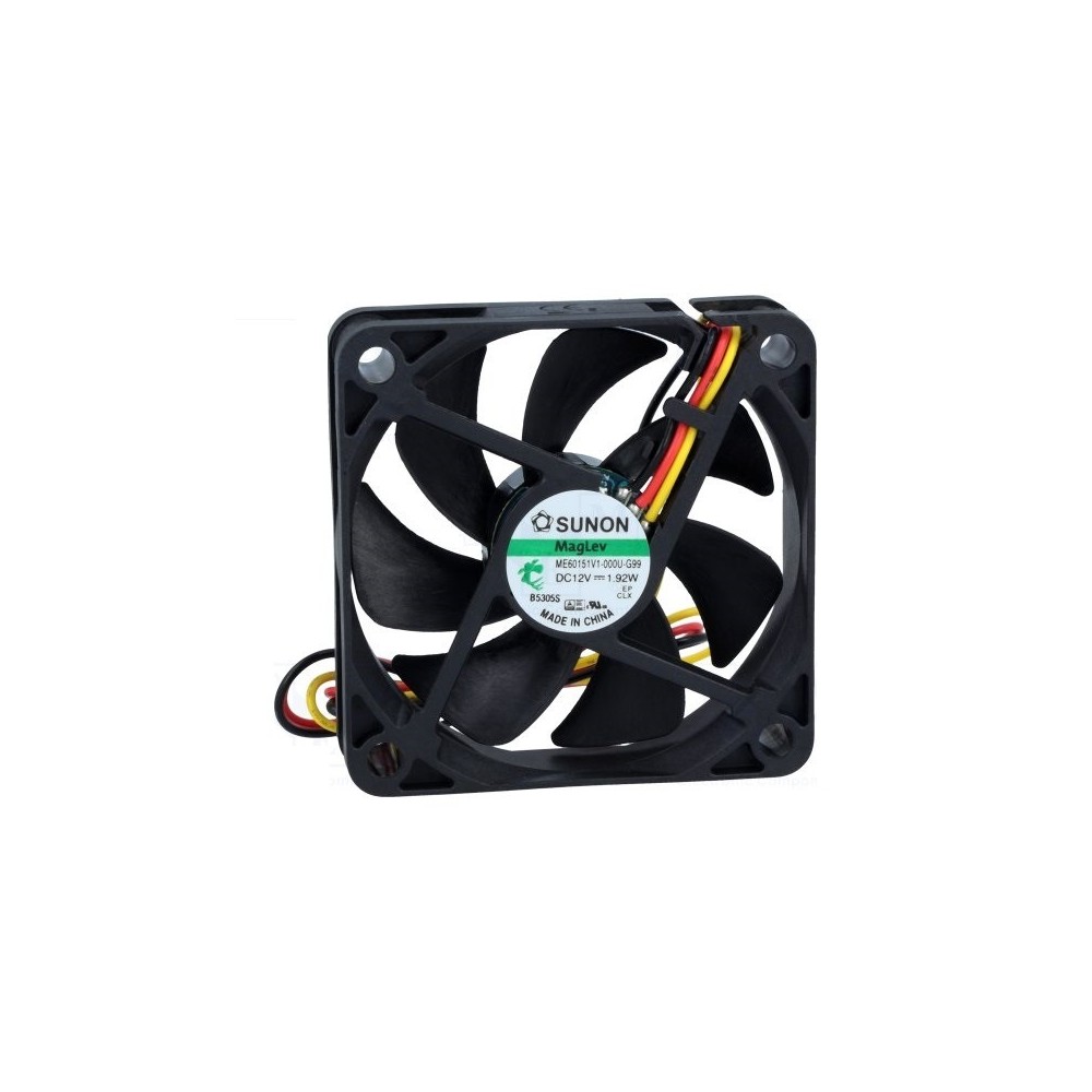 VENTILADOR 12VDC 60x60x15mm 3 FIOS