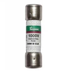 FUSIVEL 10X38mm 11A 1000V FIBRA DE VIDRO FUSAO RAPIDA