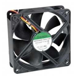 VENTILADOR 24VDC 3 FIOS 120X120X38mm  9,2W SUNON