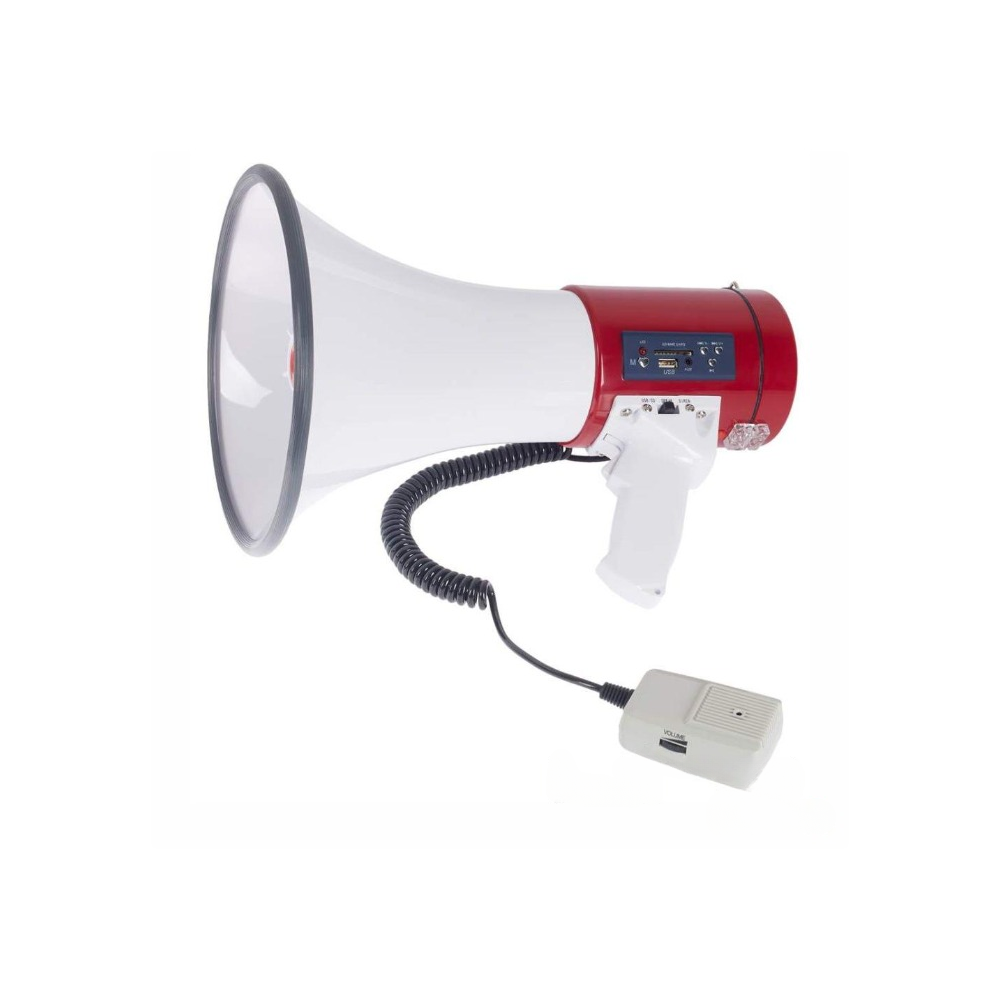 MEGAFONE 60W COM SIRENE SLOT USB/SD