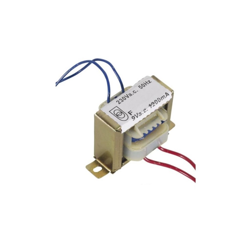TRANSFORMADOR 230V 9V 0,9A 10.8VA