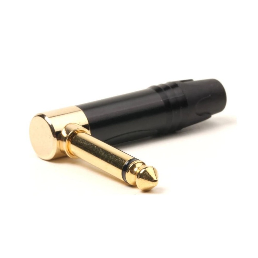 FICHA JACK 6.3 MONO CURVA METAL DOURADA