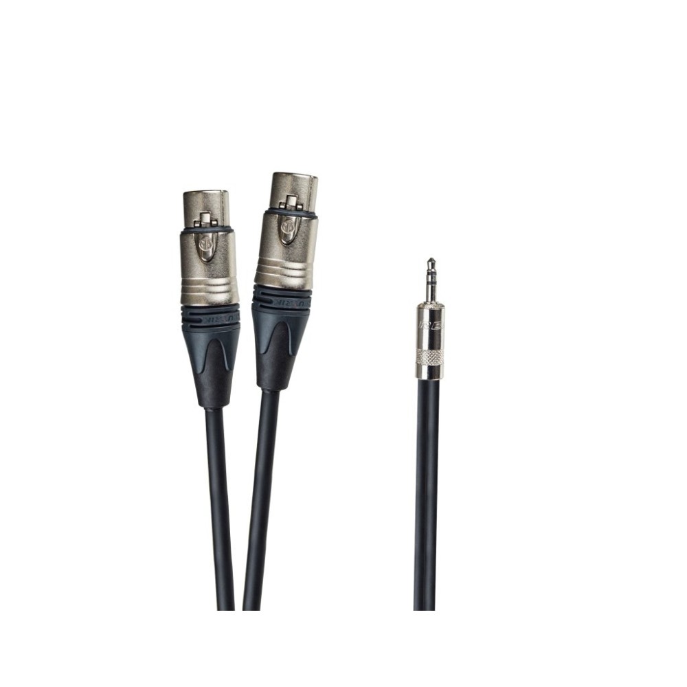 EXTENSAO JACK MACHO 3.5 STEREO REAN / 2xXLR FEMEA NEUTRIK 1MT EXTENSAO JACK MACHO 3.5 STEREO REAN / 2xXLR FEMEA NEUTRIK 1MT