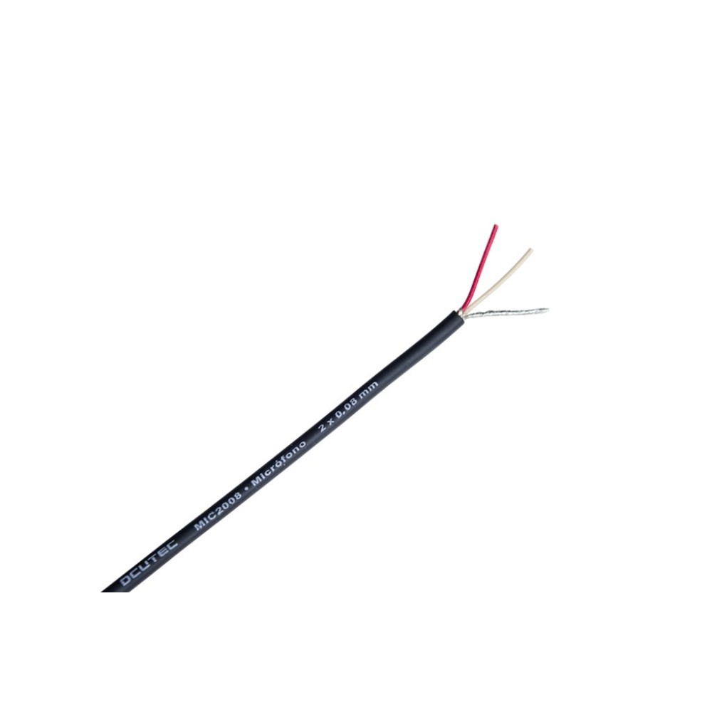 CABO BLINDADO MICROFONE 2X0.08mm