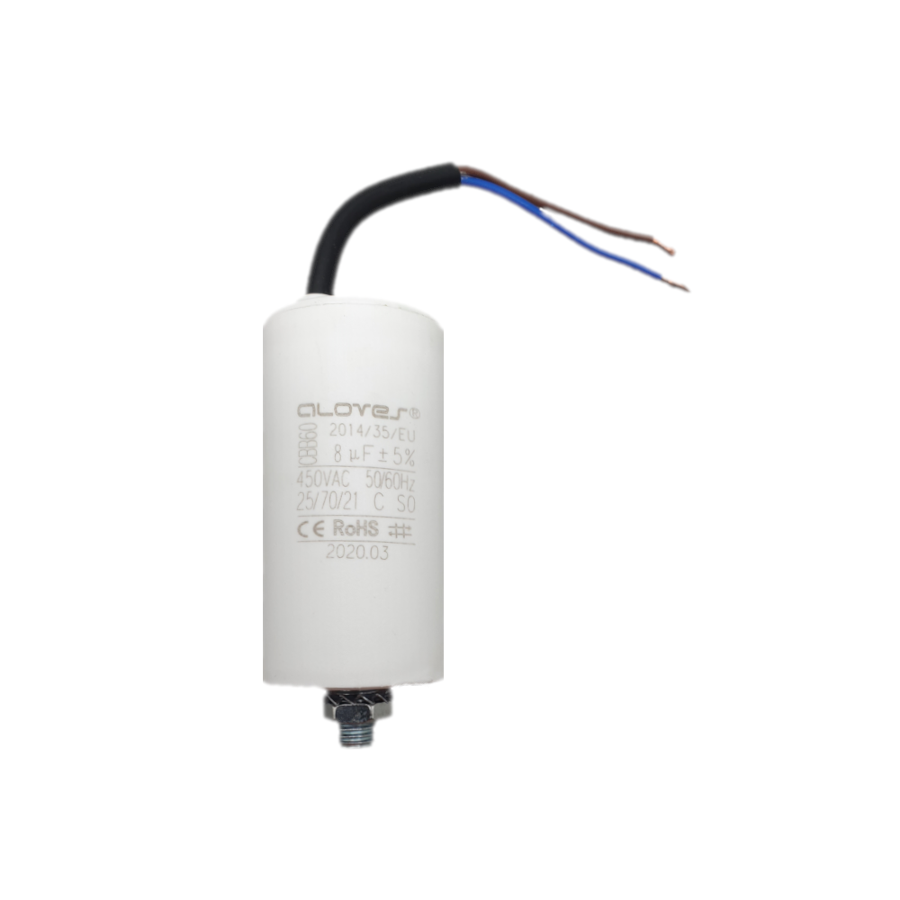 CONDENSADOR COM CABO 8MF/450V