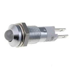 LED VERMELHO/VERDE C/ SUPORTE METAL 24V 8,2mm IP40