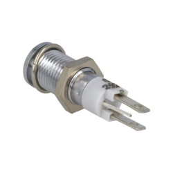 LED VERMELHO/VERDE C/ SUPORTE METAL 24V 8,2mm IP40
