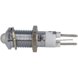 LED VERMELHO/VERDE C/ SUPORTE METAL 24V 8,2mm IP40