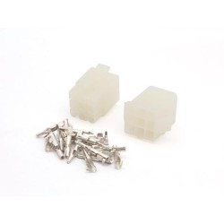 CONJUNTO FICHAS MOLEX 9 PINOS MACHO/FEMEA