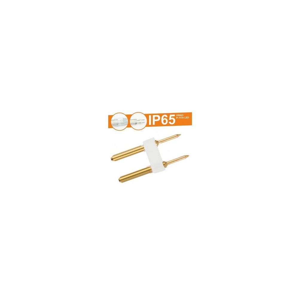 TERMINAL PARA FITA LEDS 230VAC MACHO/MACHO 2P.