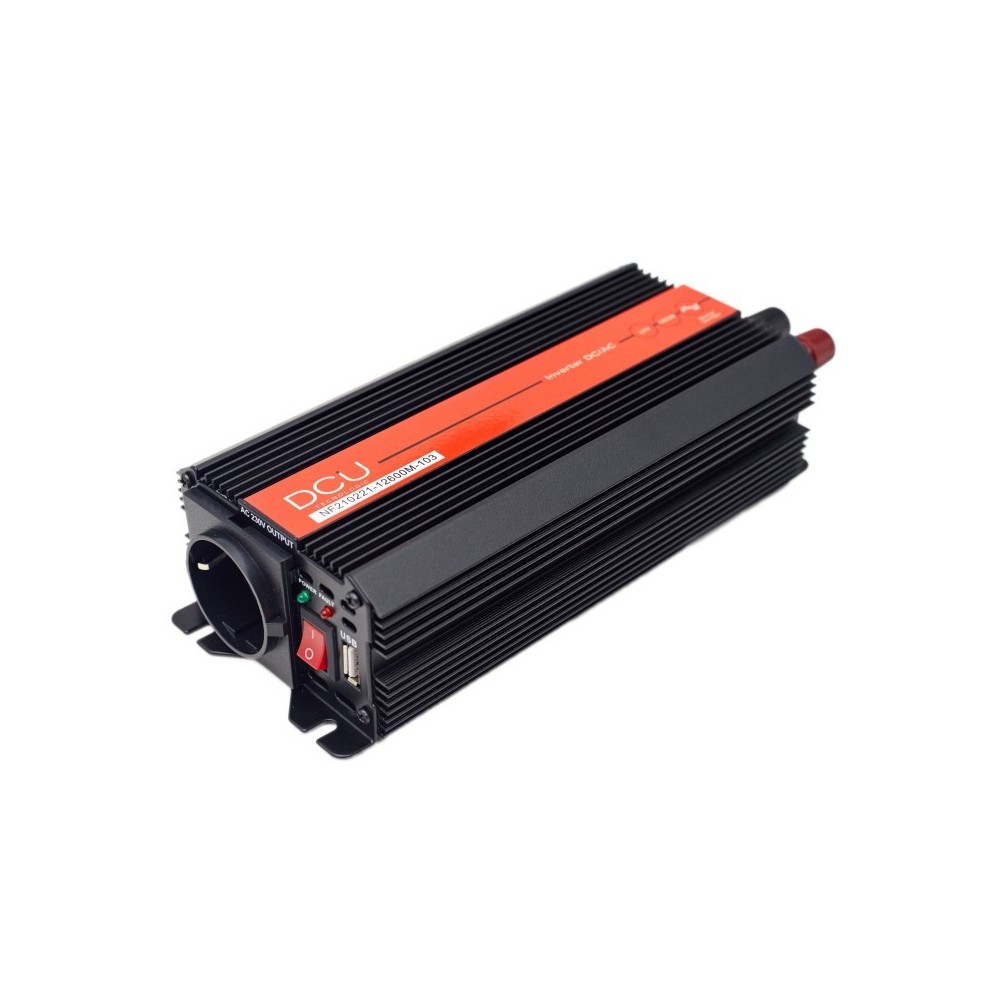 INVERSOR 24VDC/230VAC 600W SENOIDAL MODIFICADA USB