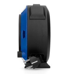 EXTENSAO CORRENTE SCHUKO 4 VIAS C/ DISJUNTOR + ENROLADOR 5MTS