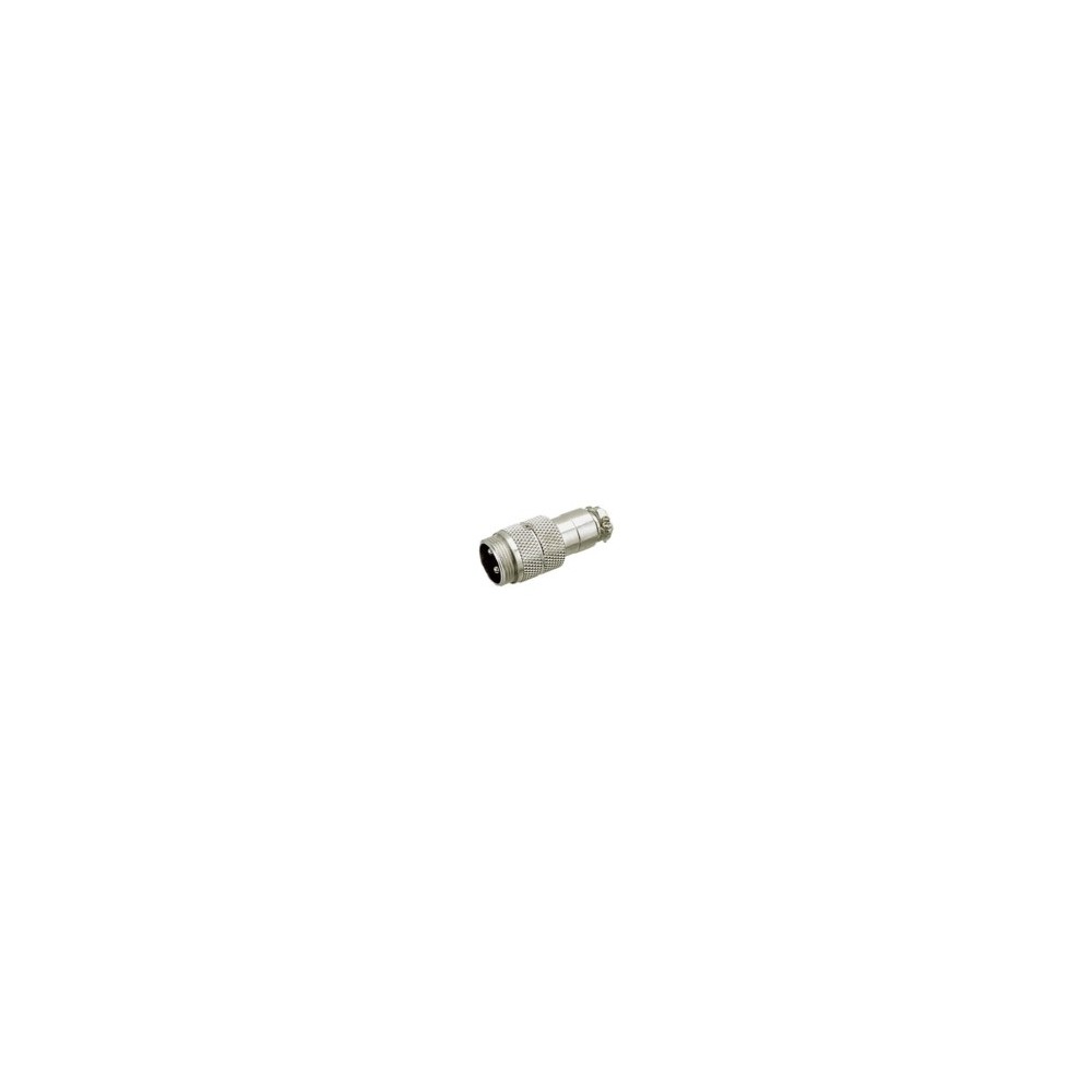 FICHA 3P MACHO BLINDADA MICROFONE CB FICHA 3P MACHO BLINDADA MICROFONE CB